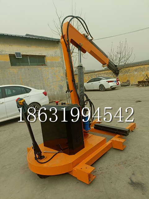 化州市自卸车厢随车吊 自制轮式四不像起重机 四驱平板吊 5吨 贵盛